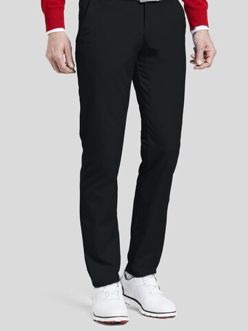 MEYER Regular Chino 'Augusta 1-8060' in Zwart: voorkant