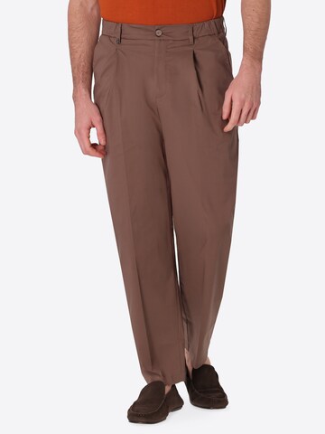 regular Pantaloni 'T. GRANO' di Distretto12 in marrone: frontale