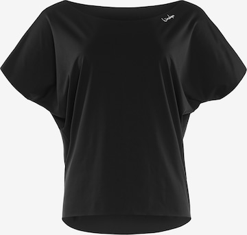 Winshape Λειτουργικό μπλουζάκι 'DT101' σε μαύρο: μπροστά