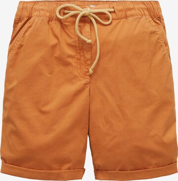 TOM TAILOR Chino hlače | oranžna barva: sprednja stran
