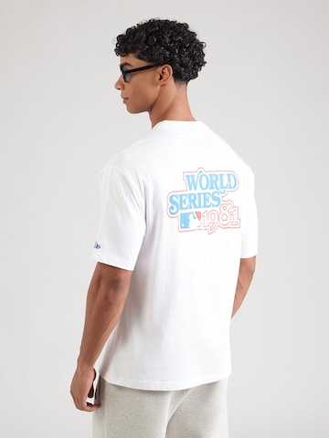 NEW ERA T-shirt 'MLB WORLD SERIES LOSDOD' i vit: framsida