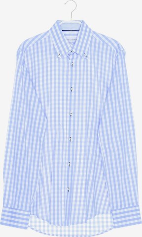 YVES GERARD Button Up Shirt in S in Blue: front