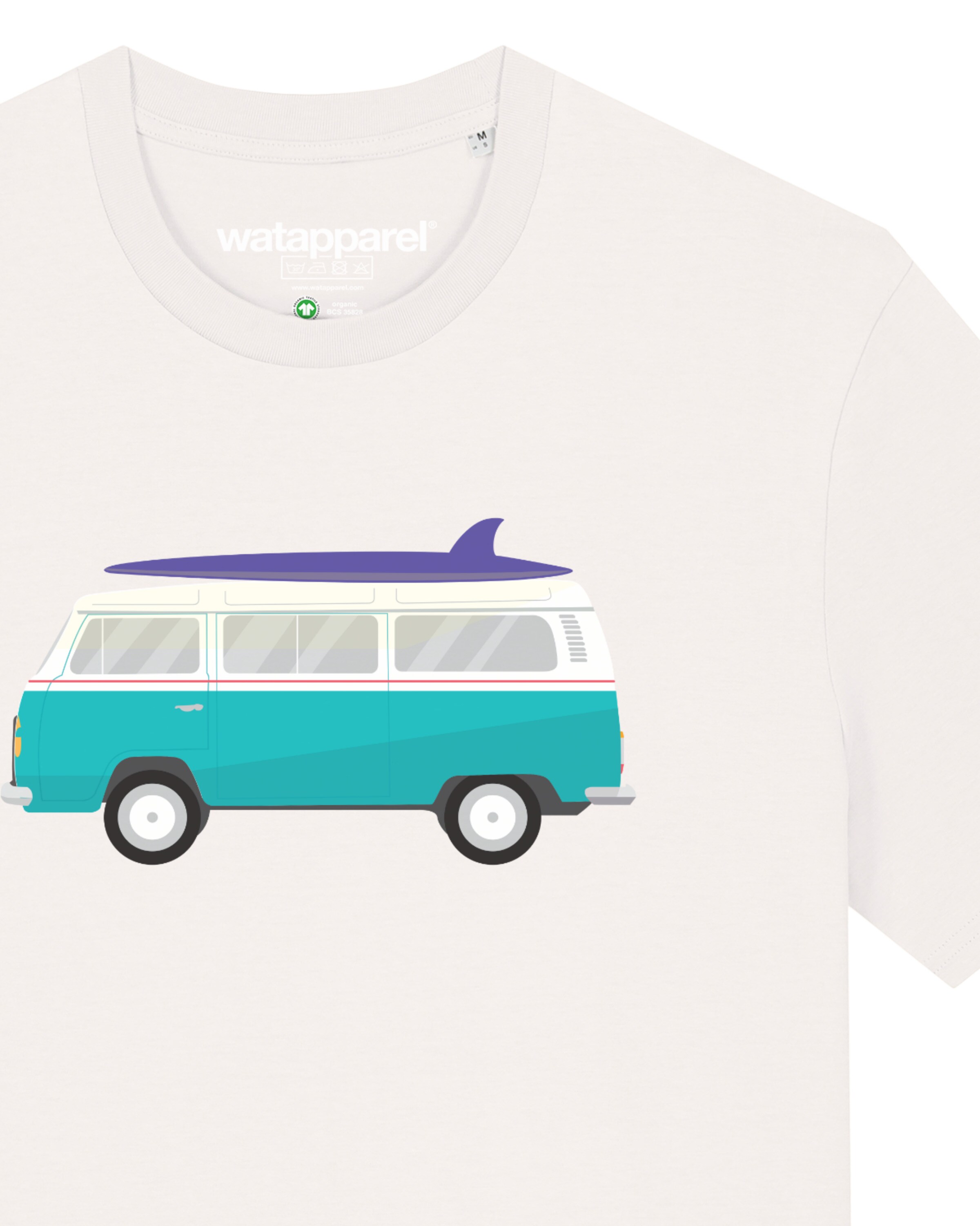 Maglietta ' California Dream ' di Watapparel in bianco