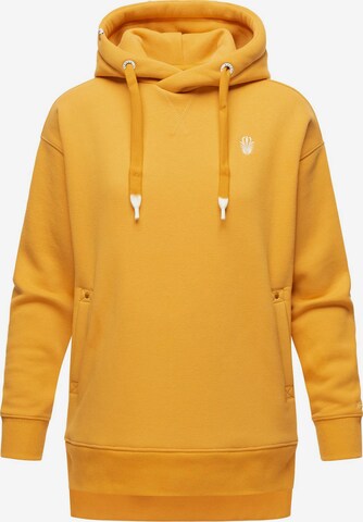 NAVAHOO Sweatshirt 'Silberengelchen' in Yellow: front