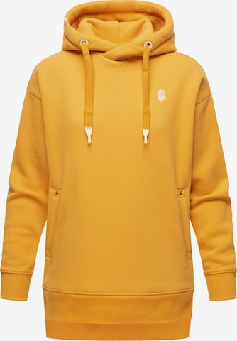 Sweat-shirt 'Silberengelchen' NAVAHOO en jaune : devant