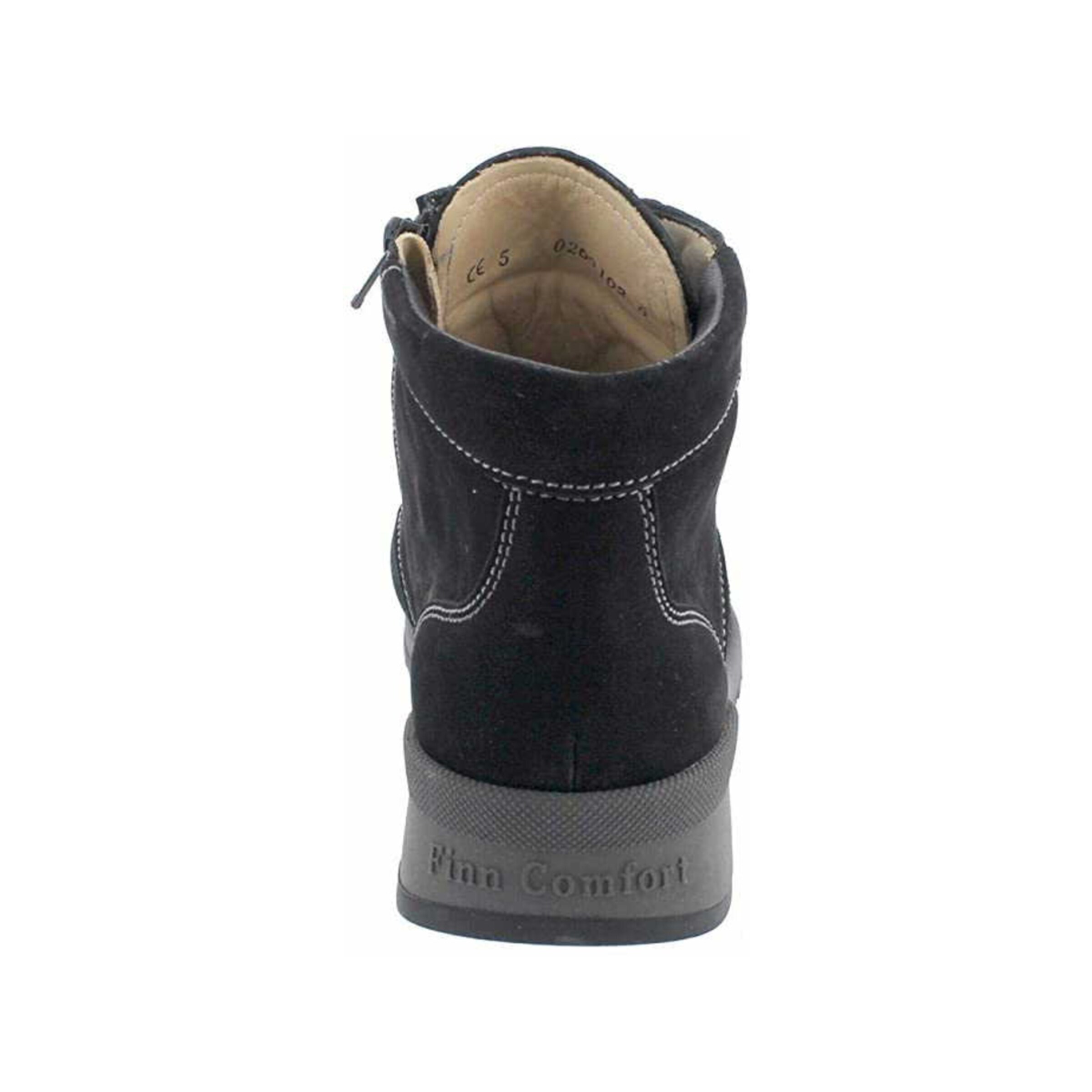 Finn Comfort Schnürstiefelette 'Trient' in Schwarz