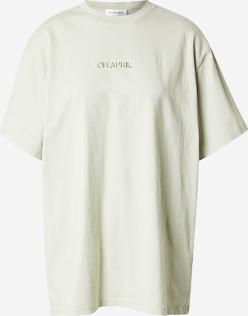 žalia OH APRIL Laisvi marškinėliai 'Positive': priekis