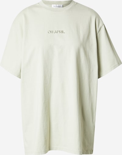 OH APRIL Oversized tričko 'Positive' - pastelově zelená, Produkt