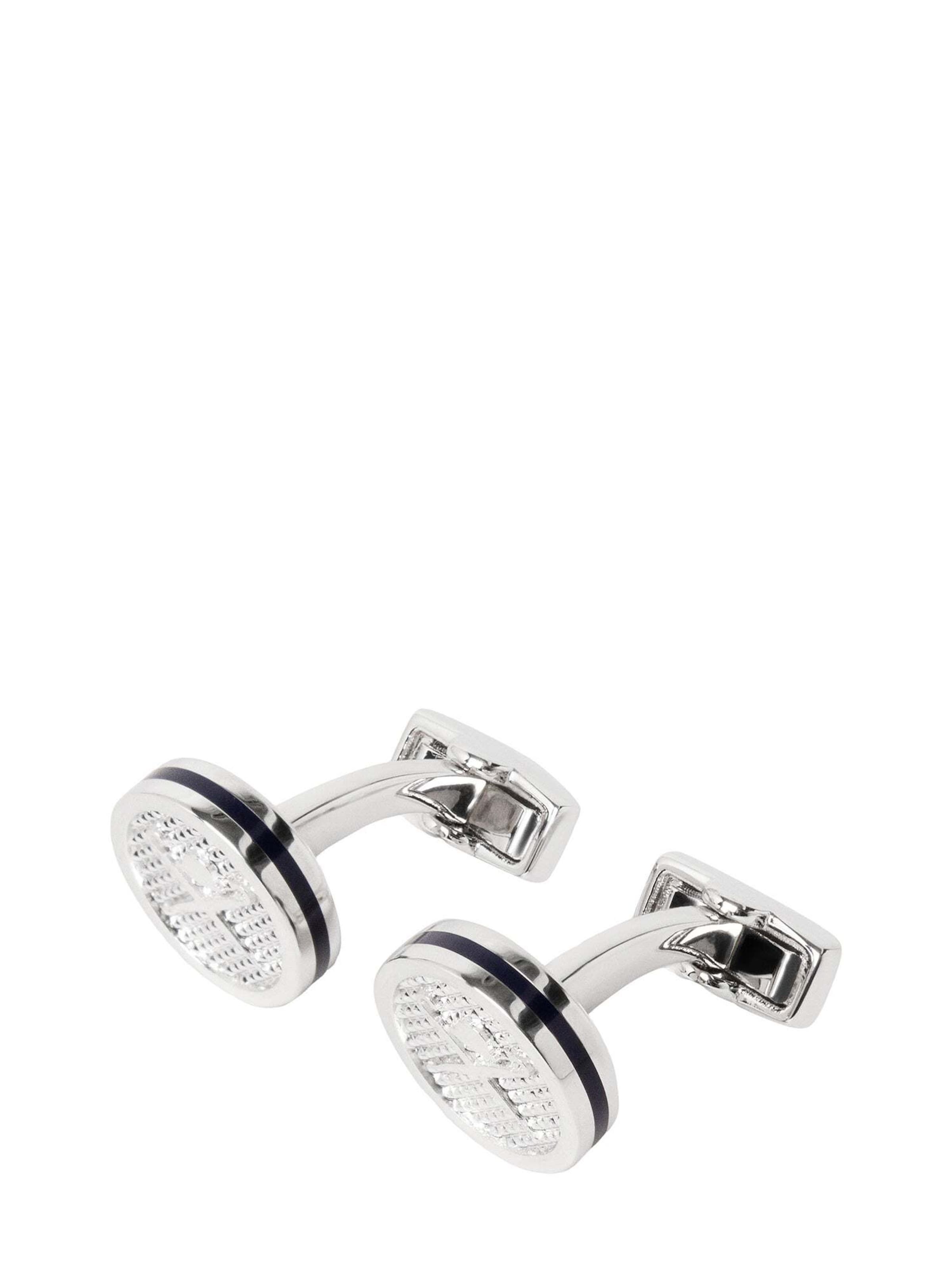 Hackett London Boutons de manchette en One Size en argent, Vue avec produit