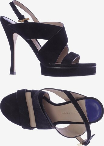 Stuart Weitzman Sandals & High-Heeled Sandals in 40,5 in Black: front