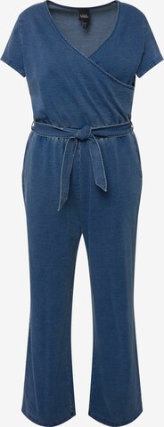 Ulla Popken Jumpsuit in Blauw: voorkant