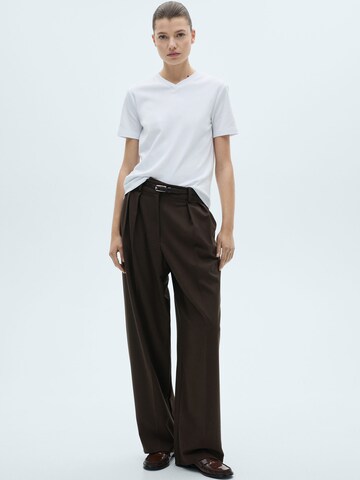 Tricou 'RITAPI' de la MANGO pe alb