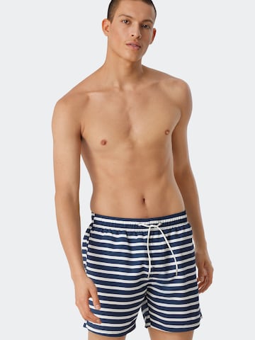 Shorts de bain ' Aqua Sumerged ' SCHIESSER en bleu : devant