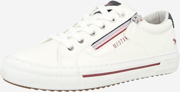 MUSTANG Sneaker low i hvid: forside