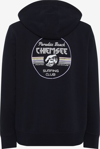 CHIEMSEE Zip-Up Hoodie in Black