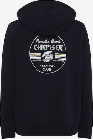 CHIEMSEE Zip-Up Hoodie in Black
