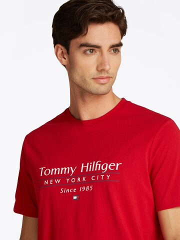 Maglietta di TOMMY HILFIGER in rosso