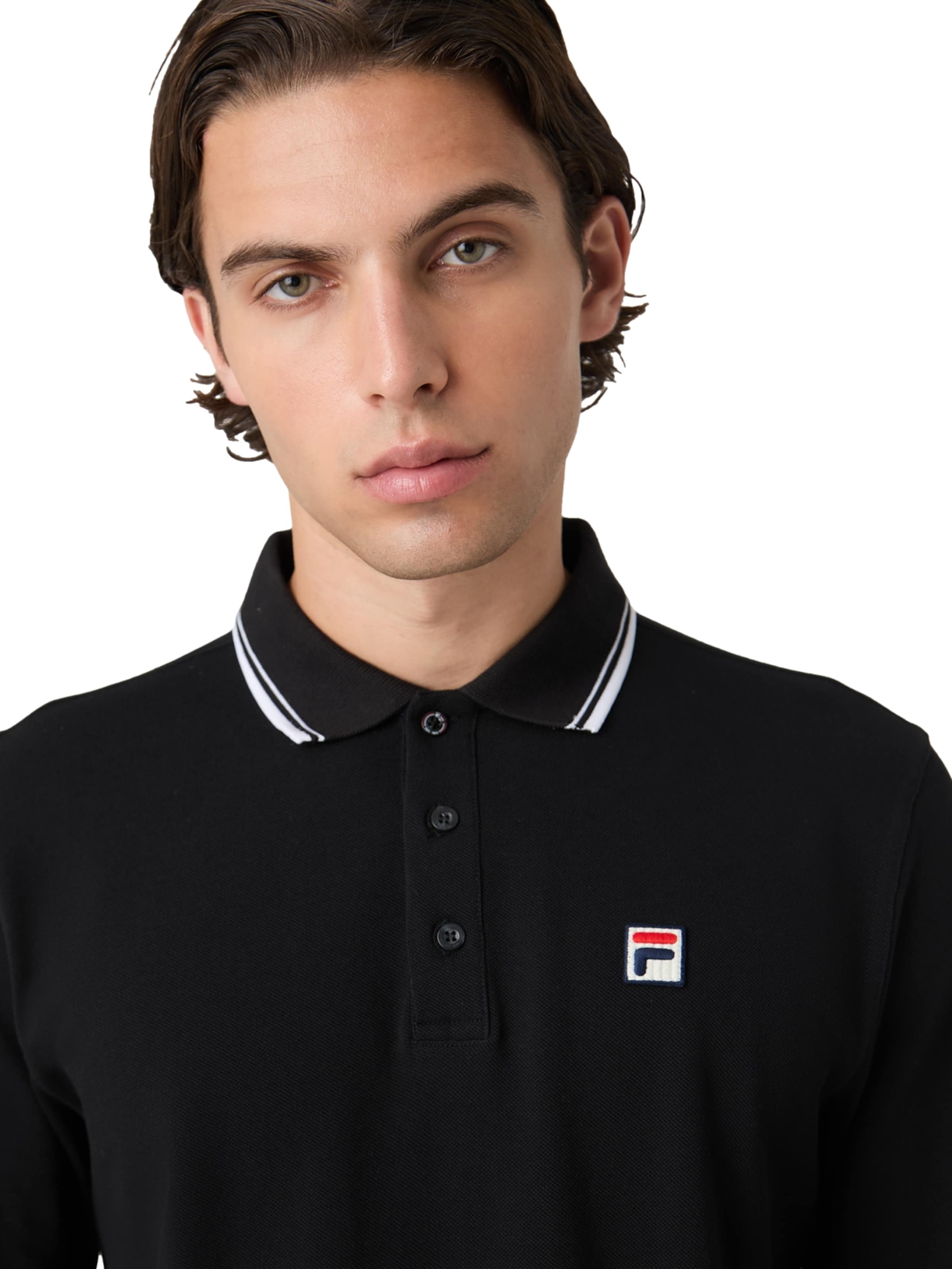 FILA Poloshirt 'BIELLA' in Schwarz
