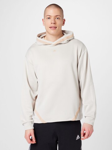 ADIDAS PERFORMANCE Athletic Sweatshirt 'Select' in Beige: front