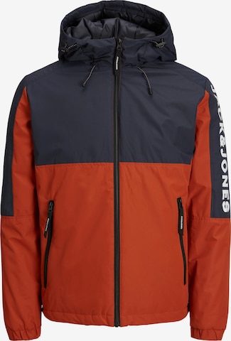 JACK & JONES Winterjas 'NATION' in Rood: voorkant