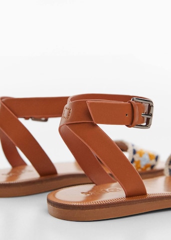 MANGO KIDS Sandals 'Aroa' in Brown