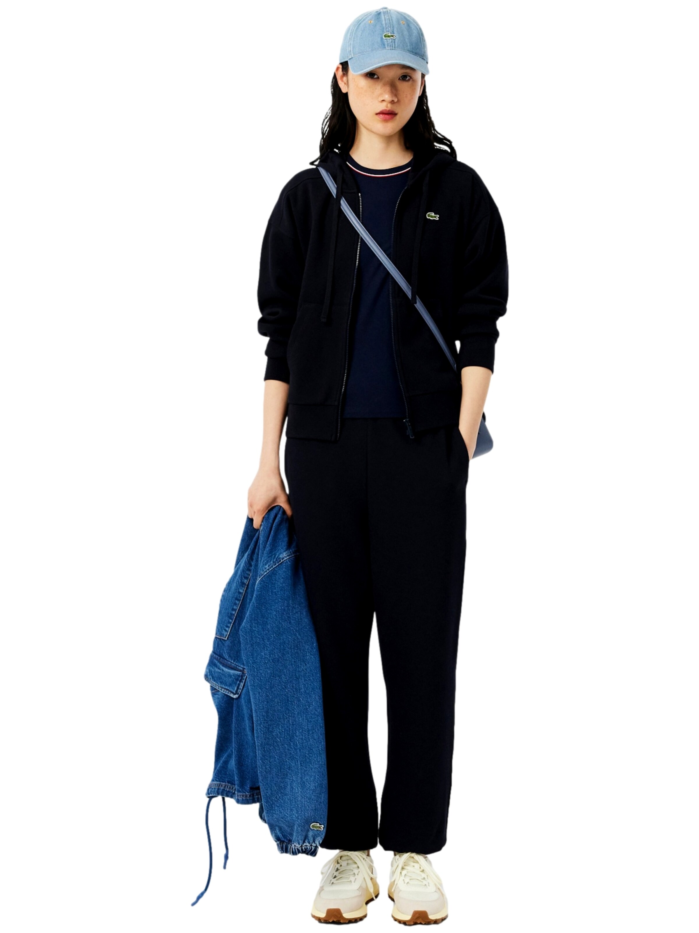 LACOSTE regular Bukser i blå