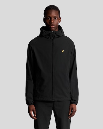 Veste mi-saison Lyle & Scott en noir : devant