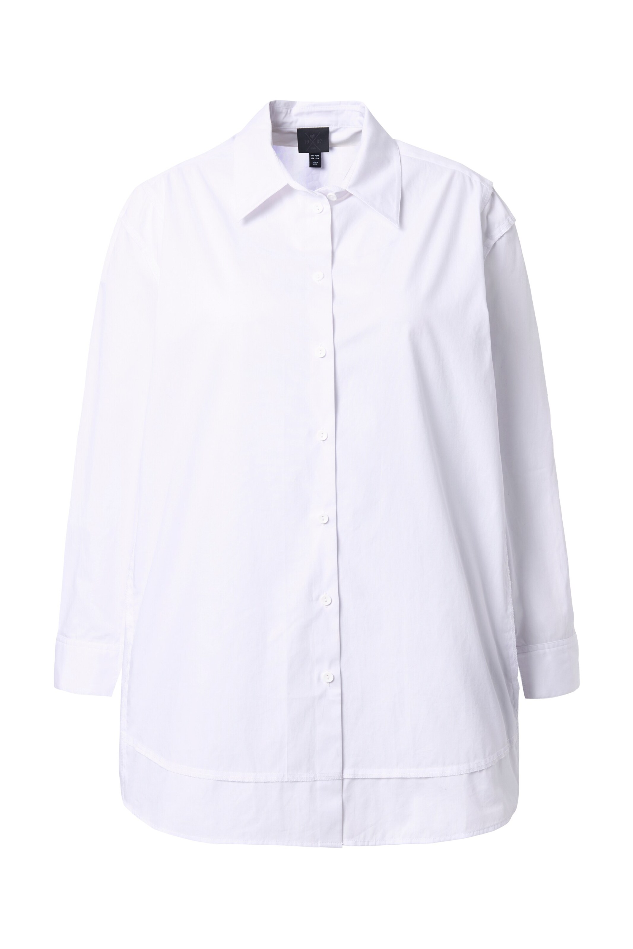Ulla Popken Blouse in Wit: voorkant