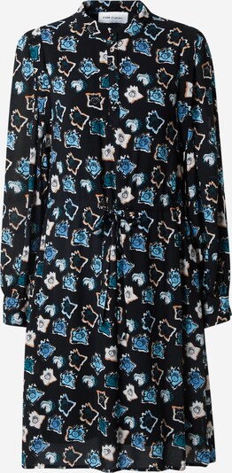 POM Amsterdam Shirt dress in Light beige / Light blue / Black / White, Item view