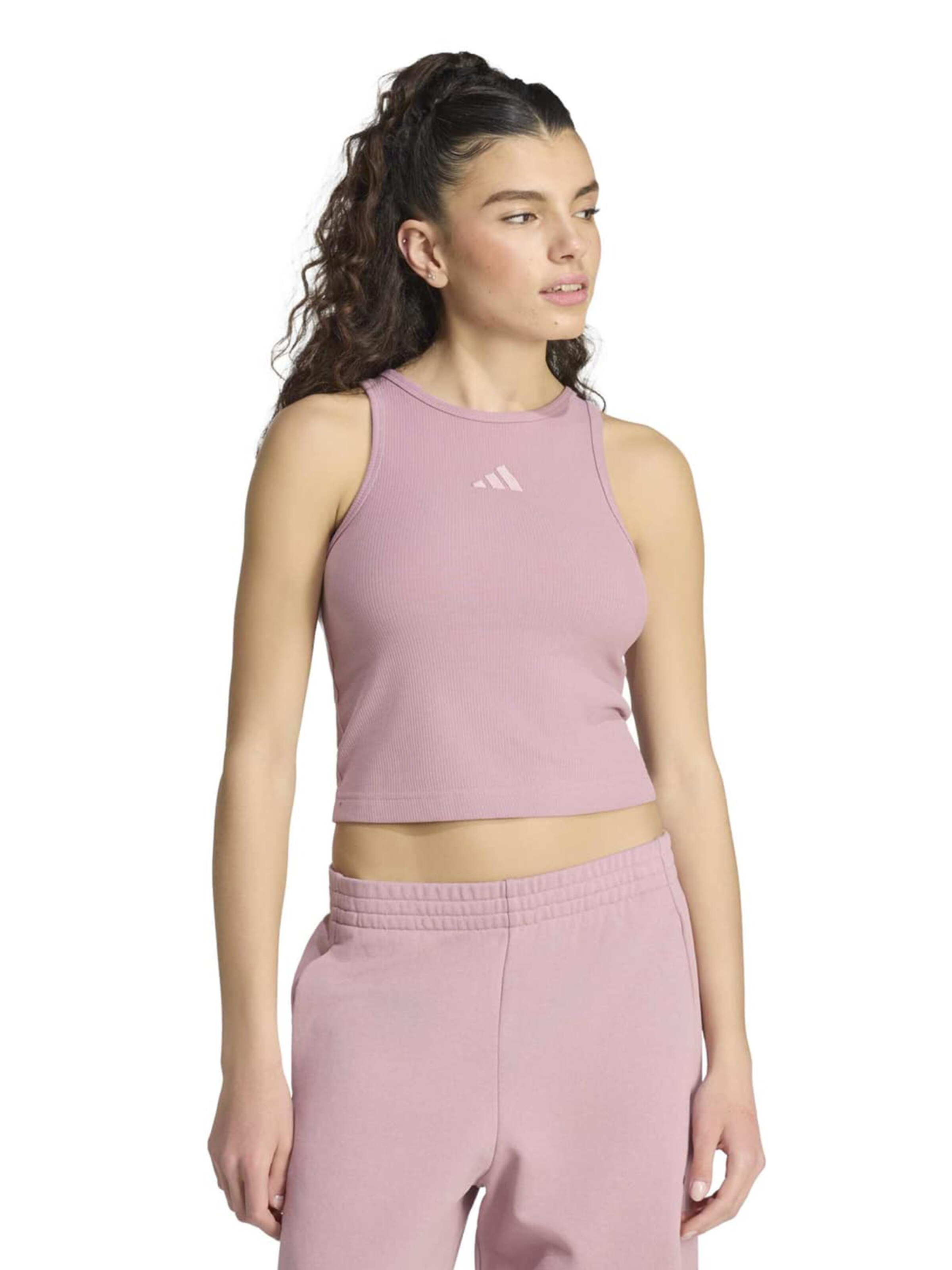 ADIDAS SPORTSWEARSportski top - ljubičasta boja: prednji dio