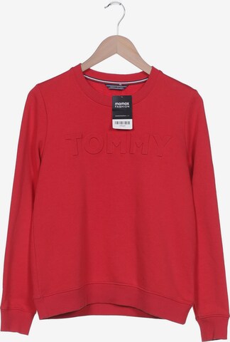 TOMMY HILFIGER Sweatshirt & Zip-Up Hoodie in L in Red: front