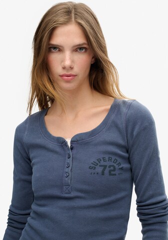 Superdry Shirt 'Athletic' in Blue