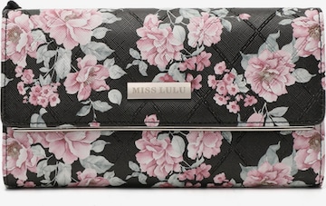 Miss Lulu Wallet in Black: front