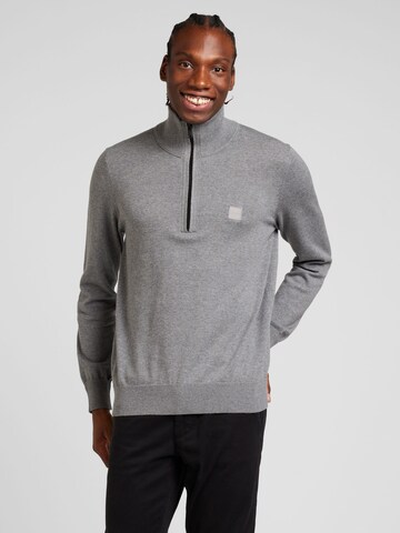 Pullover 'Kanobix_S' di BOSS in grigio: frontale