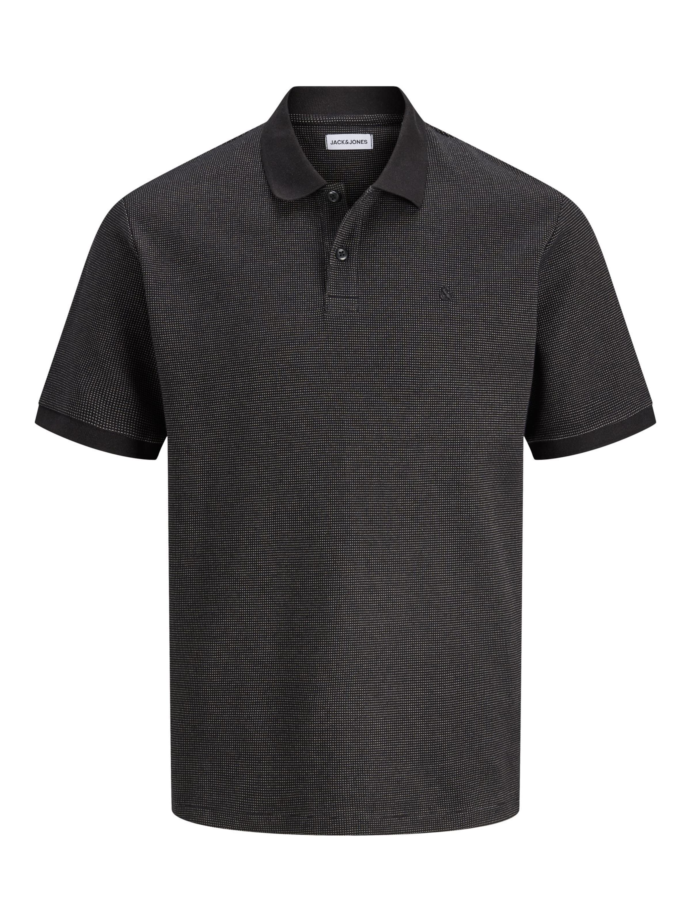 JACK & JONES - Camiseta en negro: frente