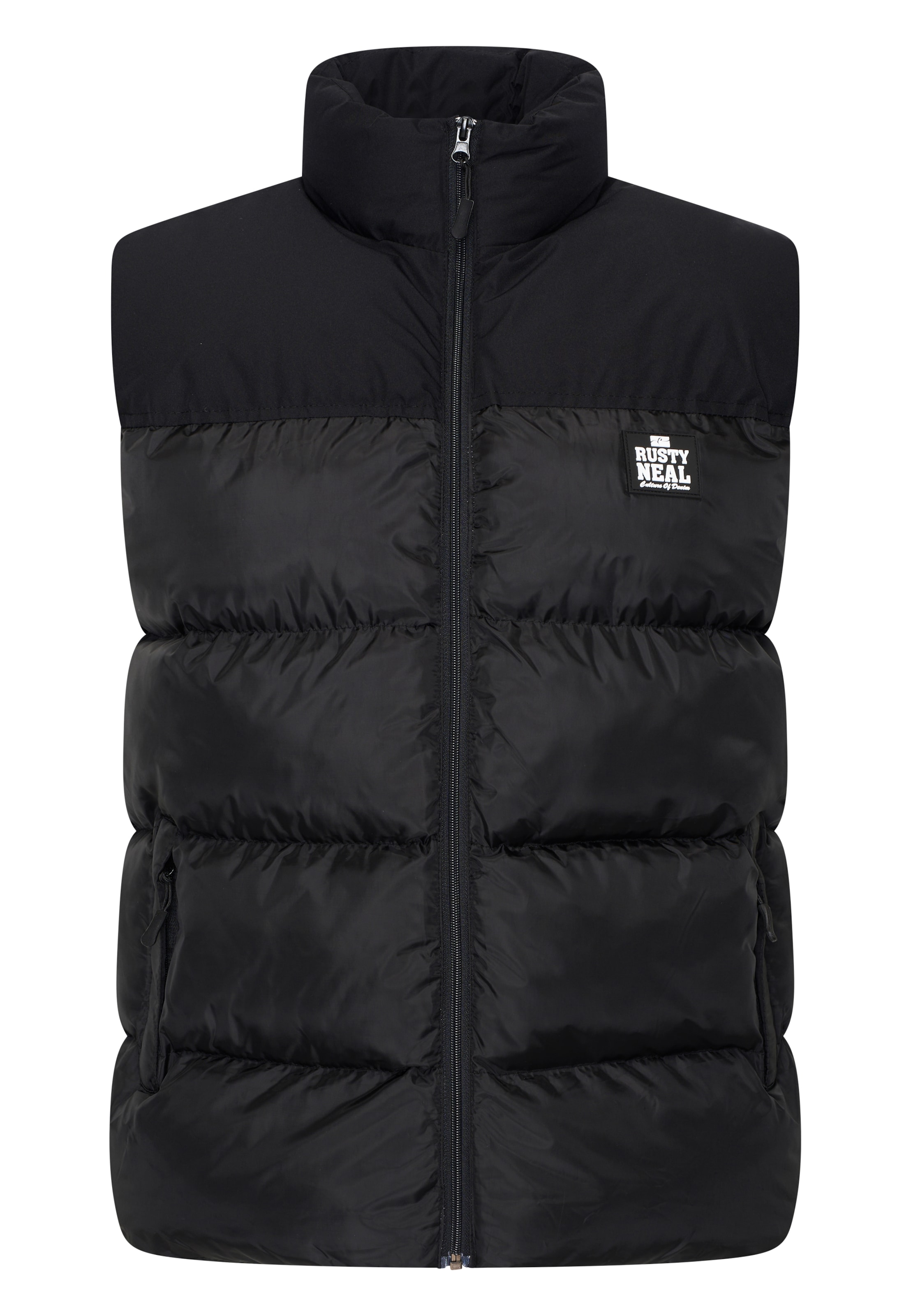 Gilet Rusty Neal en noir : devant