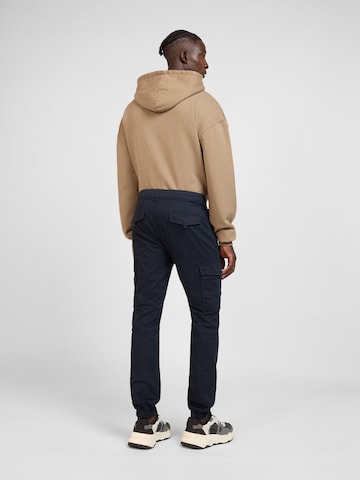 WOTEGA Slim fit Cargo Pants '341' in Blue