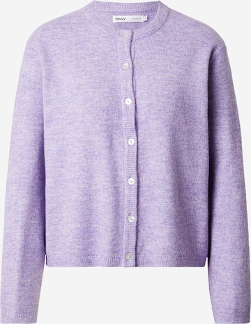ONLY Вязаная кофта 'ONLSimoni' в Лиловый: спереди