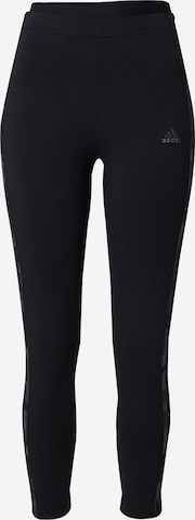 Skinny Pantalon de sport ADIDAS SPORTSWEAR en noir : devant
