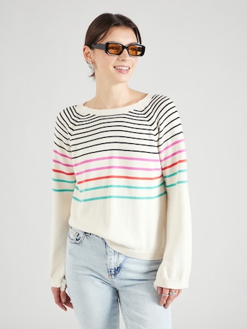 UNITED COLORS OF BENETTON Pullover i hvid