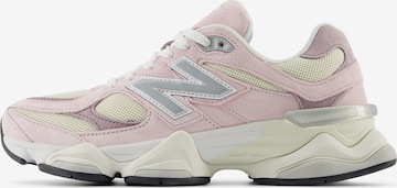 Baskets basses '9060' new balance en rose : devant