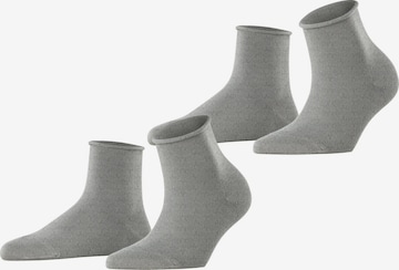 ESPRIT Socken 'Basic Pure 2-Pack' in Grau: Vorderseite