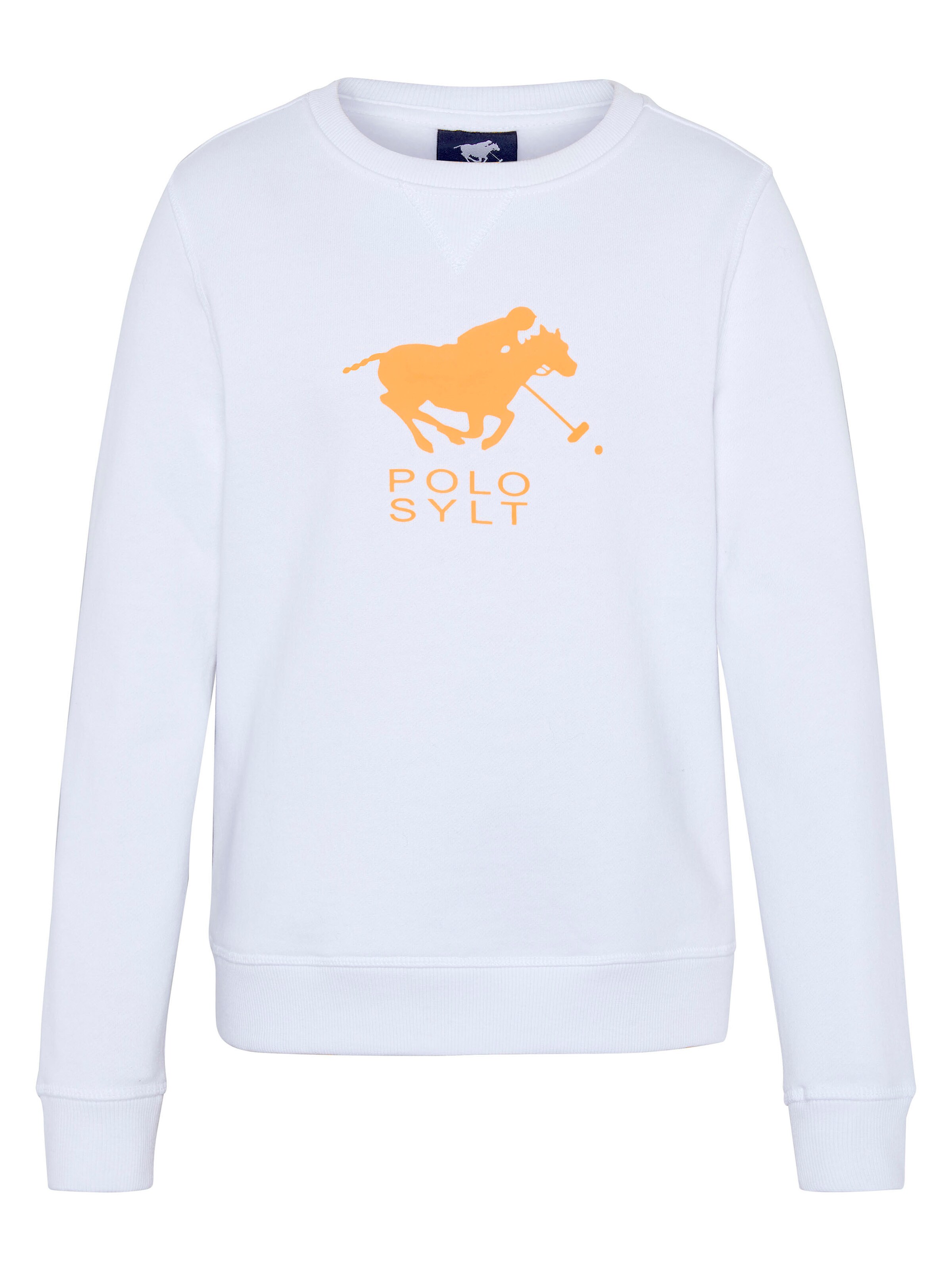 Polo Sylt Sweatshirt in Weiß: Vorderseite