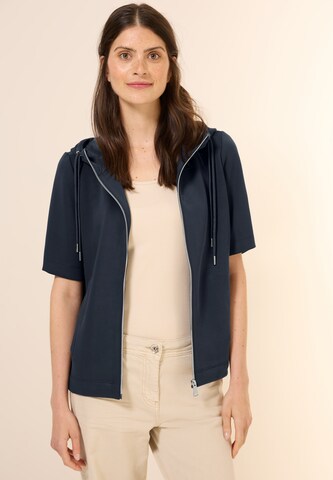 CECIL Sweatvest in Blauw: voorkant