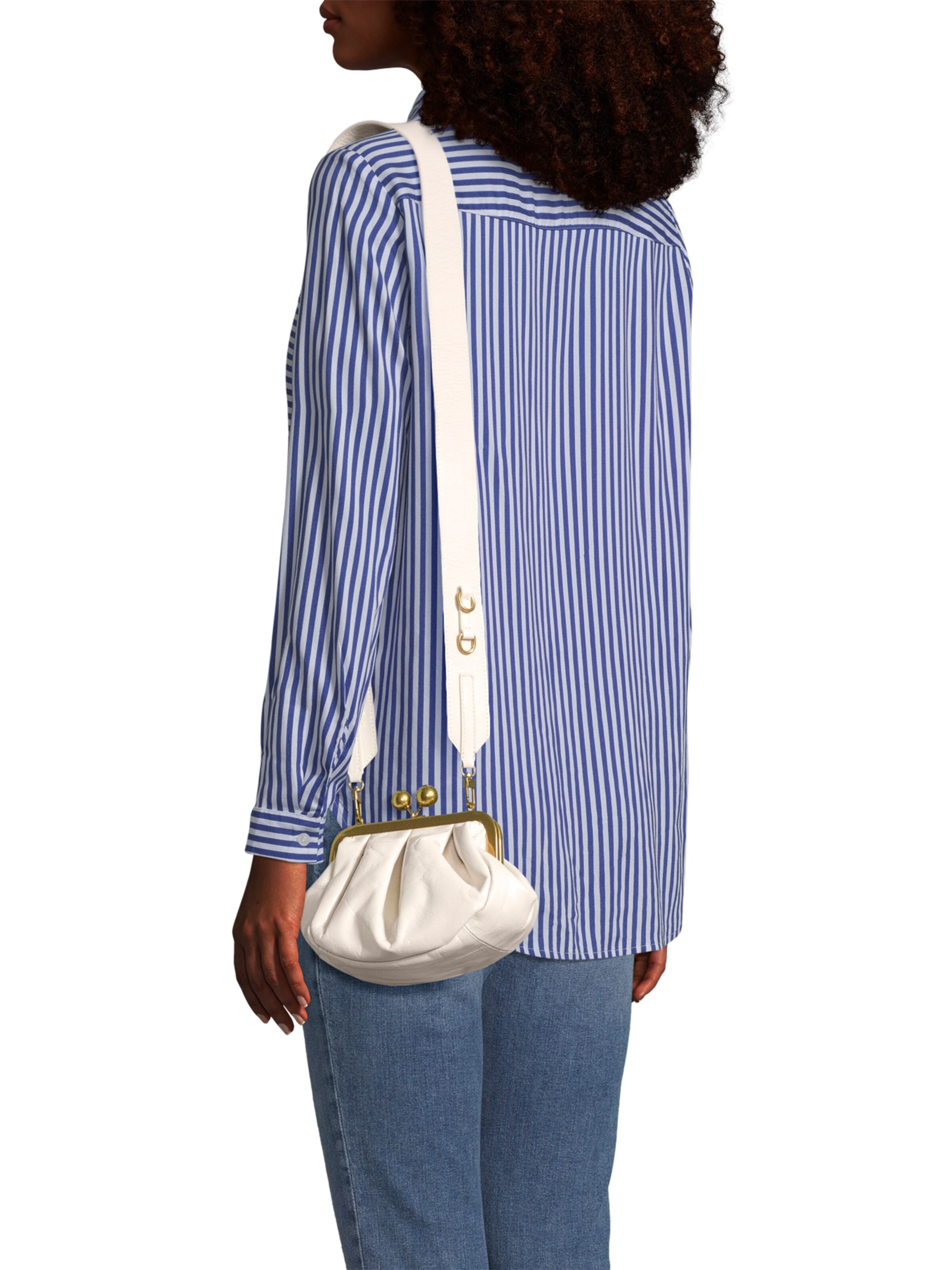 Weekend Max Mara Psaníčko 'NAVETTA' – béžová: přední strana