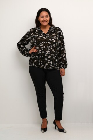 KAFFE CURVE Blouse 'Malana' in Black