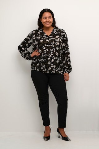 KAFFE CURVE Blouse 'Malana' in Black