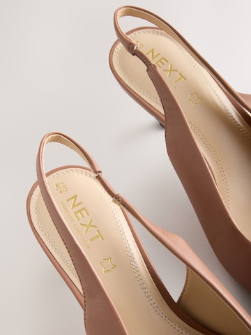 Escarpins à bride arrière 'Forever Comfort' Next en marron