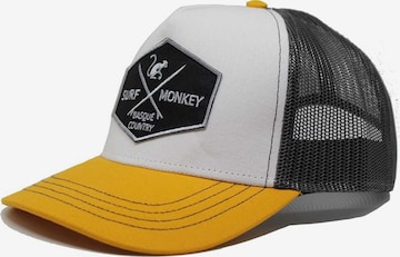 Casquette de sport Surf Monkey en jaune : devant