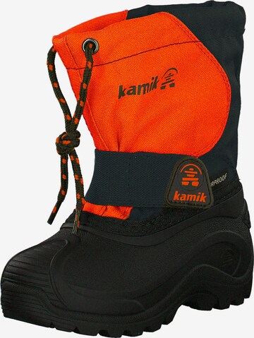 Kamik Snowboots 'Snowfox' in Oranje: voorkant